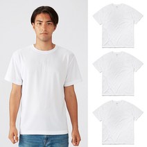[한정판매] 3장에 5900원 /기능성 쿨론티셔츠 1+1+1 무지 반팔티 3장