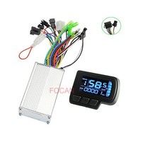 전동스쿠터 스로틀 소형전기차 24V 36V 48V 350W 전기 자전거 LCD 디스플레이 패널이 있는 전자 엄지 스쿠터 브러시리스 컨트롤러 부품 FC200 EN06 850, [03] EN06  24V 36V 48V