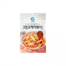 청정원 크림로제 떡볶이양념 140g 떡볶이소스 2-3인분, 140g 1개