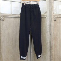 이힝 패치 컷팅 밴딩 스트링 배기 조거팬츠