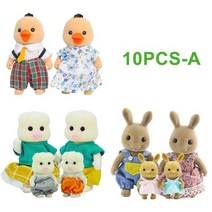 모형제작 미니어처 제사상 장식 납골당 미니어처 숲 가족 인형 집 가구 실바니안 가족 블라인드 가방 장난감 를위한 템 주방 놀이 선물, 협력사, 10pc-a