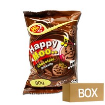 해피무 초콜릿맛 비스킷 80g X 24봉 1박스