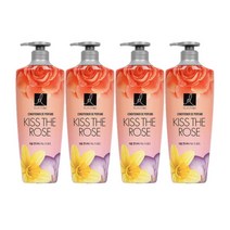 엘라스틴 퍼퓸 키스더로즈 컨디셔너 600ml 4개, 엘라스틴 퍼퓸 키스더로즈 컨디