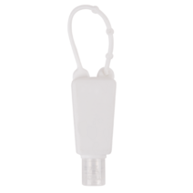 풀템 손소독제 케이스 용기 공병 키링 휴대용 고리, 11번 무지 화이트