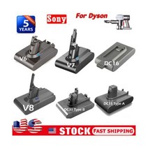 다이슨 V8 V6 V7 SV03 SV04 SV09 배터리 DC58 DC31 DC16 무선 진공 청소기, V7 4.0Ah, 2x 배터리