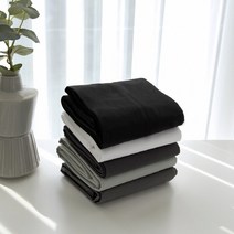 대폭면20수원단 모노톤 워싱광목, 블랙