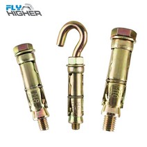 아이볼트 앙카 고리 링 아이너트 스텐 서스 철 M4 M5 M6 M8 M10 M12 M16 육각후크 볼트가 있는 m5-m12 rawlbolts 중장비 콘크리트 확장 실드 앵커, 후크 m8- 5pcs