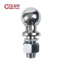 1-7/8 2 인치 50mm 트레일러 히치 견인 볼 M19 Shank Dia 용량 3500 파운드 연결 부품 RV 캠핑 캐러밴 액세, 02 50mm (M19), 02 50mm (M19)