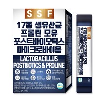 순수식품 17종 프롤린 모유 생유산균 포스트프로바이오틱스, 2g, 100개