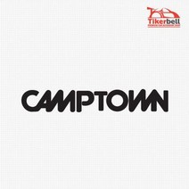 Camptown 로고 캠핑 차량용 스티커 임산부 SUV 동호회, 중형, 레드_중형