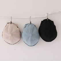 아이꼼므 아기 유아 간절기 데일리 패션 무지 챙 없는 모자 스마일 와치모