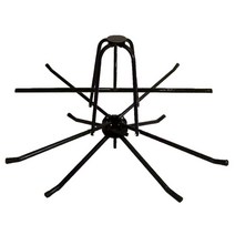 전선 풀링기 대형 파이프 와이어 줄 꼬임 방지 거치대, 이중 베어링 - 주황색