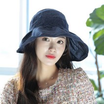 여성썬캡 돌돌이 와이어 여름모자 넓은챙 햇빛가리개 리버시블선캡 (3컬러) - 주문시 색상이름 확인필수!!