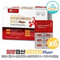종근당 철분제 임산부 철분영양제 햄철 철분보충제x6박스(12개월), 상세페이지 참조, 상세페이지 참조