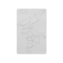 [문구조아] 유니아트 1500 그리기퍼즐 한국지도 대, 9개