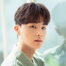 남성 탑스타일 애즈 펌 남자가발, L, 내츄럴블랙