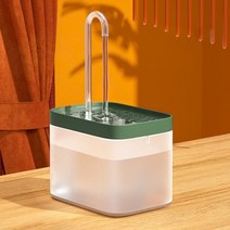 고양이 정수기 센서 자동 분수 1.5l 필터 usb 전기 음소거 음료 그릇 애완 동물, 하얀, 110v 미국 플러그, 1-1.5리터
