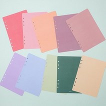 아르디움 DIY A5 6공 표지리필 25종 하늘색표지 디자인문구/다이어리/다이어리악세서리/리필속지