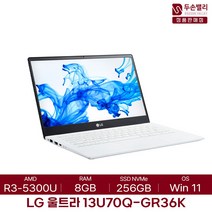 LG 울트라PC 13U70Q-GR36K SSD 256GB 교체, WIN11 Home, 8GB, AMD, 화이트