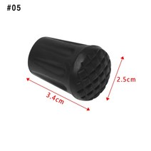 1Pcs 새로운 블랙 노르딕 워킹 폴 트렉 폴 텔레스코픽 Alpenstock Crutch 워킹 스틱 야외 하이킹 액세서리, 5