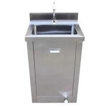 풀페달 개수대 위생 세면대 발 스위치 스테인레스, 싱글풀(수동수전)