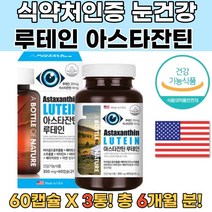 미국산 식약처인증 빌베리추출물 루테인 아스타잔틴 루테인지아잔틴 아스타잔틴 눈영양제 노안 루테인눈건강 루테인추천 눈영양제추천 노안영양제 천연루테인 눈이침침할때 루테인복용법