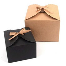 조각케이크 패키징 미니 기프트박스 과일청 유자청 치즈케잌 티라미수 타르트, 블랙-대