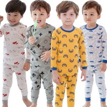 베이비누리 유아내의/아동내의 남아용 후라이스 실내복