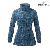 [임페리얼] 여성 프린트 캐주얼 점퍼 네이비 (PTZ620249)