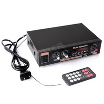 Woopker-HIFI 디지털 앰프 클래스 D 110-240V 베이스 파워 블루투스 오디오 FM 서브 우퍼 TF USB 음악 스피커, [02] US Plug