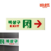 비상구 우 반사테이프 비상구스티커 계단통로유도등