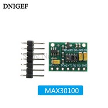 센서 모듈 부품 저전력 max30100 max30102 센서 arduino 혈액 산소 센서 모듈 용 심박수 브레이크 아웃 보드 max30100 맥박 산소 측정기, 최대 30100