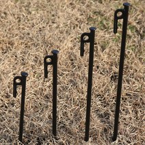캠핑 텐트 타프 블랙 단조팩 (15/20cm) 고정 캠핑펙 캠핑팩 펙 백패킹, 크기_15cm