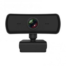 줌카메라 화상 방송용캠 TISHRIC-2K 풀 HD USB 웹캠 마이크 내장 컴퓨터 PC 웹 카메라 라이브 방송 통화, [01] Black