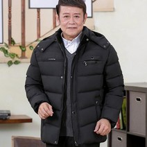 퀄리티 중년남성 겨울 기모 자켓 패딩 반한복 아빠옷 AUxhfhl