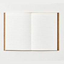 두꺼운 라인 노트 불렛저널 크라프트 깔끔한 줄노트 다이어리 일기장, L