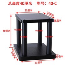 잘생쁨 스피커 받침대 우퍼 스탠드 거치대 바닥 소음 방음, 높이 40cm 40-C