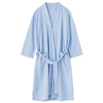 33C 남녀공용 얇은 샤워가운 베스로브, 05 스카이블루 M