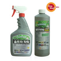 [원샷솔브코리아] 울트라파워 주방세제 업소용 대용량 본품 리필(선택) 기름때 제거 세척제, 리필(1100ml)