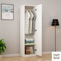 키큰옷장 틈새옷장 키큰장 코너장 작은방옷장 롱 붙박이거울 일룸옷장 싱글장롱, 단문, 복장을 갖추다, 55*55*180 색상 메모