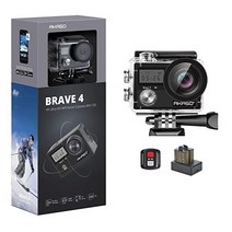 AKASO Brave 아카소 브레이브 4 액션캠 4K 20MP WiFi 카메라 울트라 HD