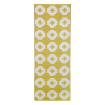 Brita Sweden스웨덴직구 플라워 러그 sun yellow 70x100 cm