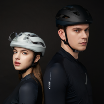 크랭크 앵글러 CRNK ANGLER 자전거 킥보드 경량 로드 픽시 Bicycle 헬멧, 화이트(유광)