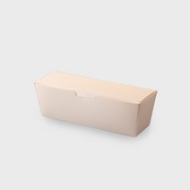 종이용기 A-3 핫도그케이스 (백색무지) 수량 1박스 500개, 500개입