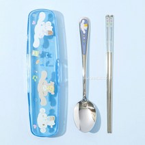 시나모롤 올인원 올스텐수저 클리어케이스 세트, 상세페이지 참조