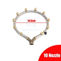 무인방제기 유니건 농약통 치파랠리 농약분무기 안개분사 Nuonuowell m14 1.5mm 링 분무 노즐 정원 가습 관개 살충제 분무 조절 스프링클러 도구, C 10 노즐