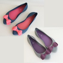 드레시백 사브리나 리본 젤리 플랫 슈즈 데일리 구두 신발 0.5cm