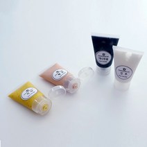 DIY KIT 휴대용튜브비누만들기 30ml x 4개 원터치캡, 녹차