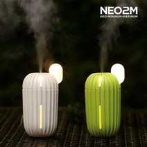 [미르쇼핑] 네오투엠 무드등 선인장 가습기 USB 미니가습기 화이트 라이트그린, 미르쇼핑 네오투엠 838선인장가습기 라이트그린 2개