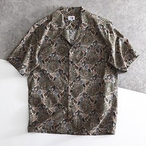 바닷가 해변 여행 빅사이즈 휴가 알로하 남성 하와이셔츠 여름 커플룩 오버핏 시밀러룩